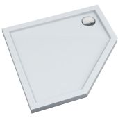 Schedpol Corrina New 34397 brodzik pięciokątny 80x80 cm biały