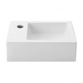 Uptrend Rosa TR4331A umywalka 37x12 cm prostokątna nablatowa biała