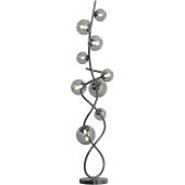 Wofi Nancy 3014905 lampa stojąca powyżej 6x3.5 W czarna-chrom