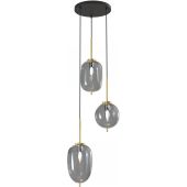 Wofi Belleville 5007302 lampa wisząca 3x40 W czarna