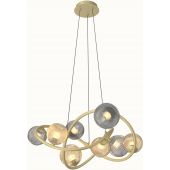 Wofi Metz 7015804 lampa wisząca powyżej 6x3.5 W złota