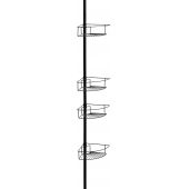 YokaHome Scopic SCOPICXLBLK półka narożna 28.5 cm czarna
