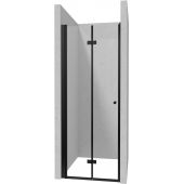 Deante Kerria Plus KTSXN42P drzwi prysznicowe składane profile czarne