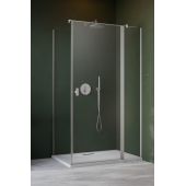 Radaway Nes Brushed Nickel KDJ II 100321009101R drzwi prysznicowe 100 cm uchylne szczotkowany/szkło przezroczyste