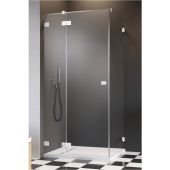 Radaway Essenza Pro White KDJ 100970800401L drzwi prysznicowe 80 cm uchylne do ścianki bocznej