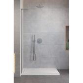 Radaway Modo SL Brushed Nickel II 103191249101L ścianka prysznicowa walk-in 120 cm szczotkowany/szkło przezroczyste