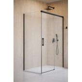 Radaway Idea 8 KDJ 103406205401R drzwi prysznicowe 62 cm rozsuwane czarny mat/szkło przezroczyste
