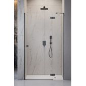 Radaway Essenza 8 Brushed Gunmetal DWJ 104602379201R ścianka prysznicowa 23.7 cm gunmetal szczotkowany/szkło przezroczyste