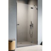 Radaway Essenza Pro 8 Black DWJ 105103405401R ścianka prysznicowa 34.5 cm czarny mat/szkło przezroczyste