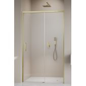 Radaway Idea Brushed Gold DWJ 3870189901L drzwi prysznicowe 140 cm rozsuwane złoty szczotkowany/szkło przezroczyste