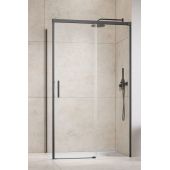 Radaway Idea Brushed GunMetal KDJ 3870419201R drzwi prysznicowe 110 cm rozsuwane gunmetal szczotkowany/szkło przezroczyste