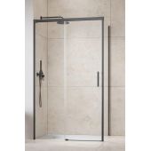 Radaway Idea 6 Brushed GunMetal KDJ 3870429201L drzwi prysznicowe 120 cm rozsuwane gunmetal szczotkowany/szkło przezroczyste