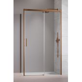 Radaway Idea Brushed Copper KDJ 3870509301L ścianka prysznicowa 90 cm miedź szczotkowany/szkło przezroczyste