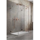Radaway Essenza Pro Brushed Copper KDJ+S 100973109301R drzwi prysznicowe 100 cm rozsuwane