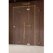 Radaway Essenza Pro Brushed Gold KDJ+S 100973109901R drzwi prysznicowe 100 cm uchylne