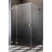 Radaway Essenza Pro Gold KDJ 100971000901L drzwi prysznicowe 100 cm uchylne do ścianki bocznej