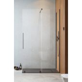 Radaway Furo Walk-In 101068389201L drzwi prysznicowe 83.8 cm rozsuwane gunmetal szczotkowany/szkło przezroczyste