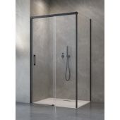 Radaway Idea Black KDS 101151005401L drzwi prysznicowe 100 cm rozsuwane czarny mat/szkło przezroczyste