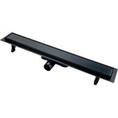 FDesign Kleome FD74016022 odpływ liniowy z rusztem czarnym 60 cm czarny