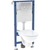 Geberit Duofix Basic 118341213 zestaw stelaż z miską, deską i przyciskiem