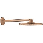 Grohe Quadra 26475DL0 deszczownica z ramieniem 31x31 cm okrągła brushed warm sunset
