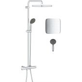 Grohe Vitalio Start Shower System 26696000 zestaw prysznicowy ścienny termostatyczny z deszczownicą starlight chrome