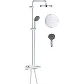 Grohe Vitalio Start Shower System 26814001 zestaw prysznicowy ścienny termostatyczny z deszczownicą starlight chrome