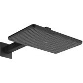 Hansgrohe Raindance Alive Q 24551670 deszczownica z ramieniem 34.3x21.4 cm prostokątna czarna