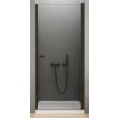 New Trendy New Soleo Black D0209A drzwi prysznicowe 70 cm uchylne