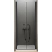 New Trendy New Soleo Black D0215A drzwi prysznicowe 90 cm uchylne