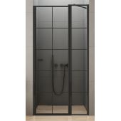 New Trendy New Soleo Black D0293A drzwi prysznicowe 90 cm uchylne