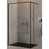 New Trendy New Modus Black EXK5585 ścianka prysznicowa 120 cm