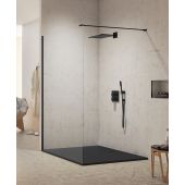 New Trendy New Modus Black EXK0063 ścianka prysznicowa walk-in 140 cm