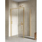 New Trendy Prime Gold Brushed K3823 kabina prysznicowa 140x80 cm złoty szczotkowany/szkło przezroczyste
