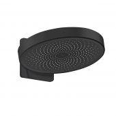 Oltens Vann 37007300 deszczownica 26x26 cm okrągła czarny mat