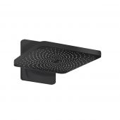 Oltens Vann 37008300 deszczownica 26x26 cm kwadratowa czarny mat