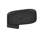 Oltens Vann 37008300 deszczownica 26x26 cm kwadratowa czarny mat