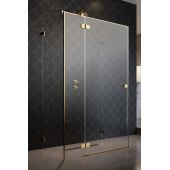 Radaway Essenza Pro Gold KDJ+S 100973110901L drzwi prysznicowe 110 cm uchylne złoty połysk/szkło przezroczyste