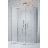 Radaway Fuenta Chrome KDJ+S 13840210101R drzwi prysznicowe 80 cm uchylne chrom połysk/szkło przezroczyste