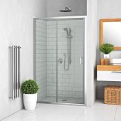 Roth Lega 55616000000002 drzwi prysznicowe 160 cm rozsuwane chrom połysk/szkło przezroczyste