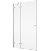 SanSwiss Annea AN13WG09005007 drzwi prysznicowe 90 cm uchylne srebrny połysk/szkło przezroczyste