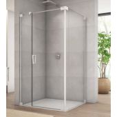 SanSwiss Cadura CA13D0900907 drzwi prysznicowe 90 cm uchylne biały mat/szkło przezroczyste