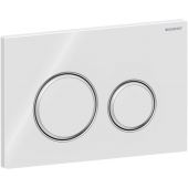 Geberit Sigma50 115884SI1 przycisk spłukujący do wc chrom błyszczący-biały
