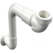 Actima INNL1219SET01WH syfon do umywalki rurowy biały