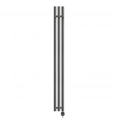 Oltens Stang 55119400 grzejnik elektryczny 150x15 cm grafit