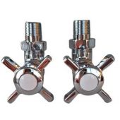 Imers Retro A00343 zawór grzejnikowy chrom