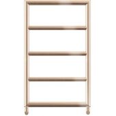 Zehnder Pera PER080050N213 grzejnik łazienkowy drabinkowy 80x50 cm beżowy/brązowy