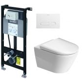 Zestaw Duravit DuraSystem WD5001011000 + Duravit D-Neo 45770900A1 + Duravit DuraSystem WD1011000000