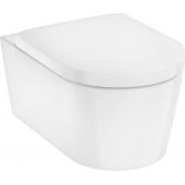Hansgrohe EluPura S 61186450 miska wc z deską wolnoopadającą wisząca bez kołnierza ze spłukiwaniem wirowym biały połysk