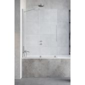 Radaway Furo Brushed Nickel PND II 101096889101L drzwi parawanu 68.8 cm 2-częściowy szczotkowany/szkło przezroczyste